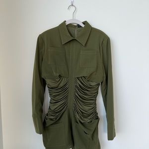Army green Lioness dress
